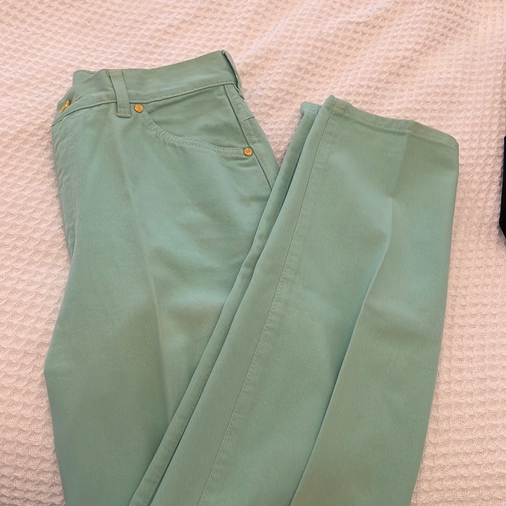Baby blue Escada jeans
